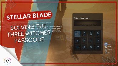 three witches passcode stellar blade