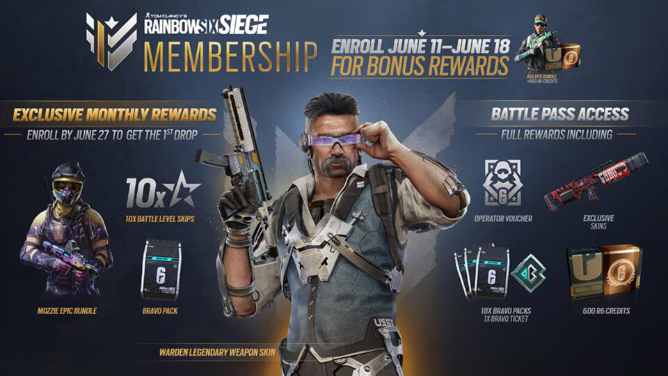 Rainbow Six Siege Membership