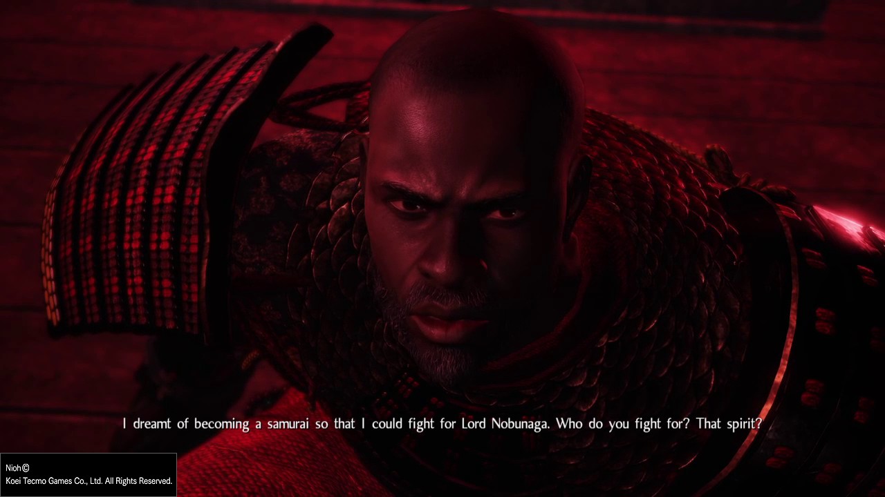 Yasuke appears as a samurai in Nioh. | Image source: YouTube