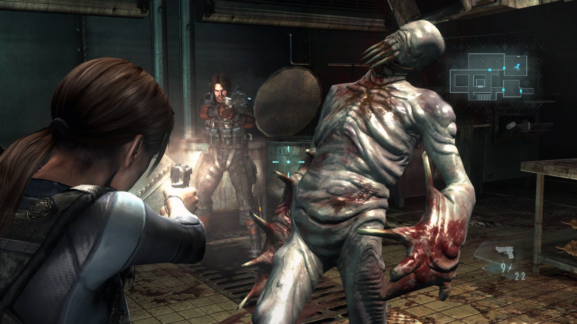 Resident Evil Revelations Gameplay (Image Credit: Capcom)