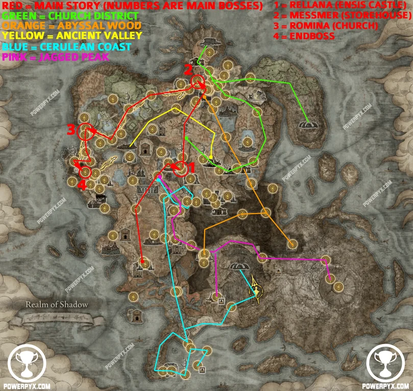 A Look At The Various Routes Available To Players In The DLC (via PowerPyx).