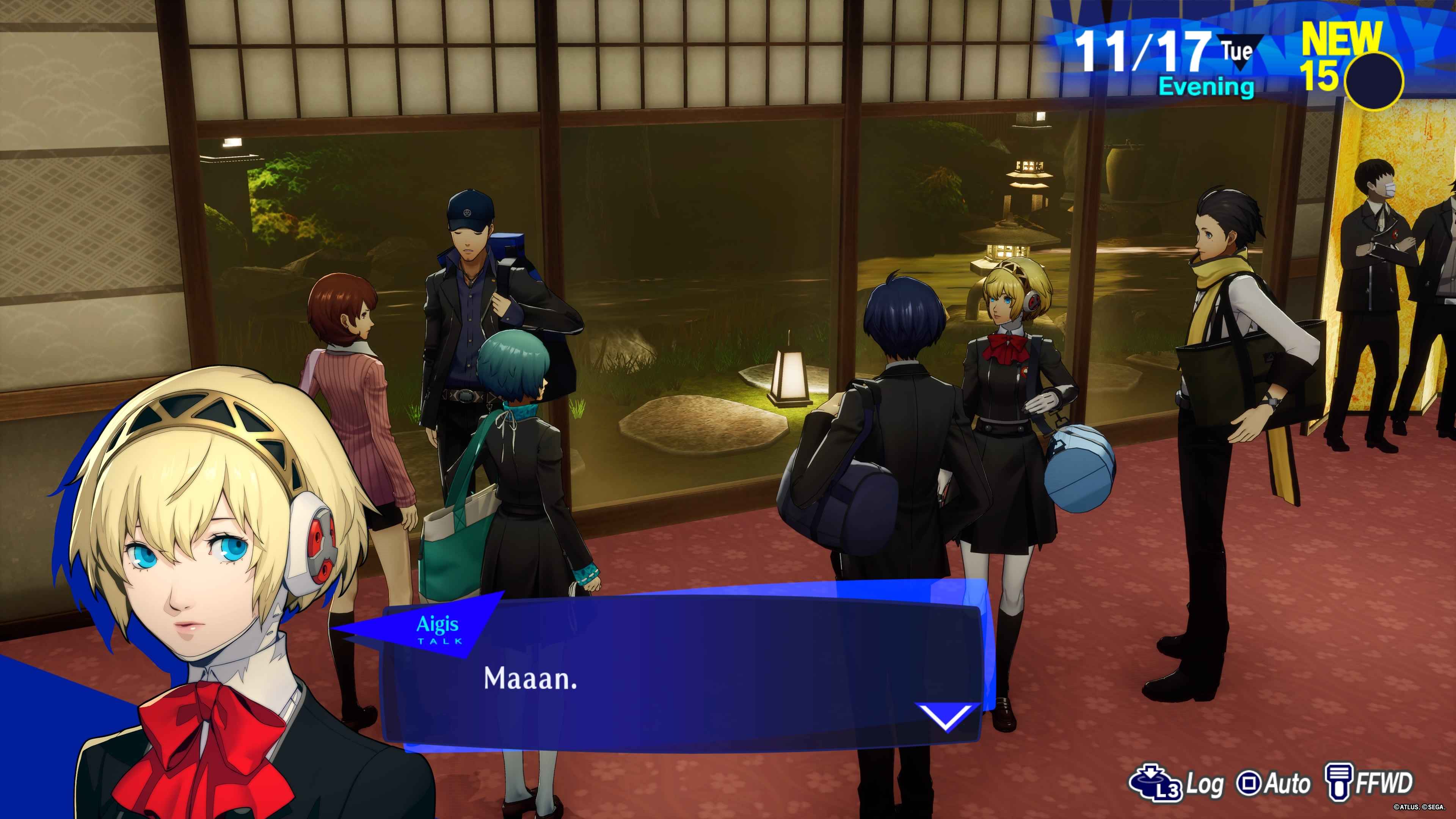 The silent treatment only worked brilliantly with Makoto Yuki in Persona 3 Reload