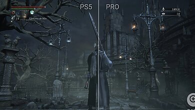 Bloodborne Comparison Footage | Image Source: Kami