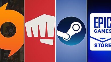 Steam, Riot Games, EA Origin, and Epic Games