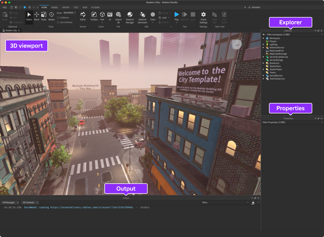 Knowing your way around Roblox Studio