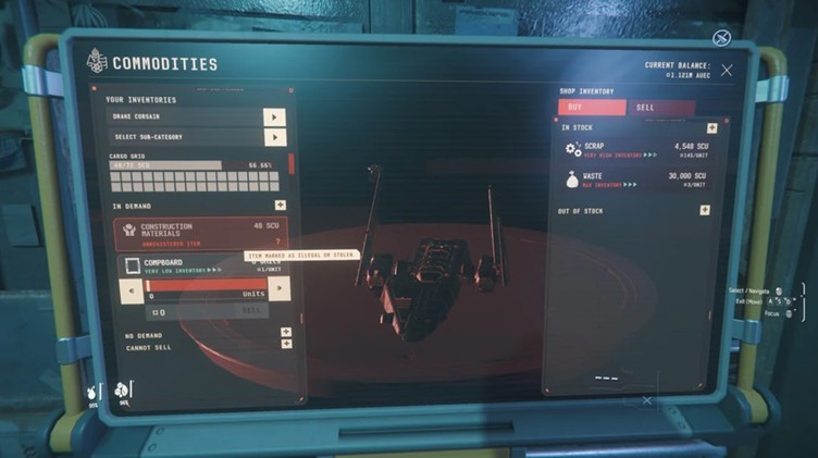 Illegal Cargo in Star Citizen
