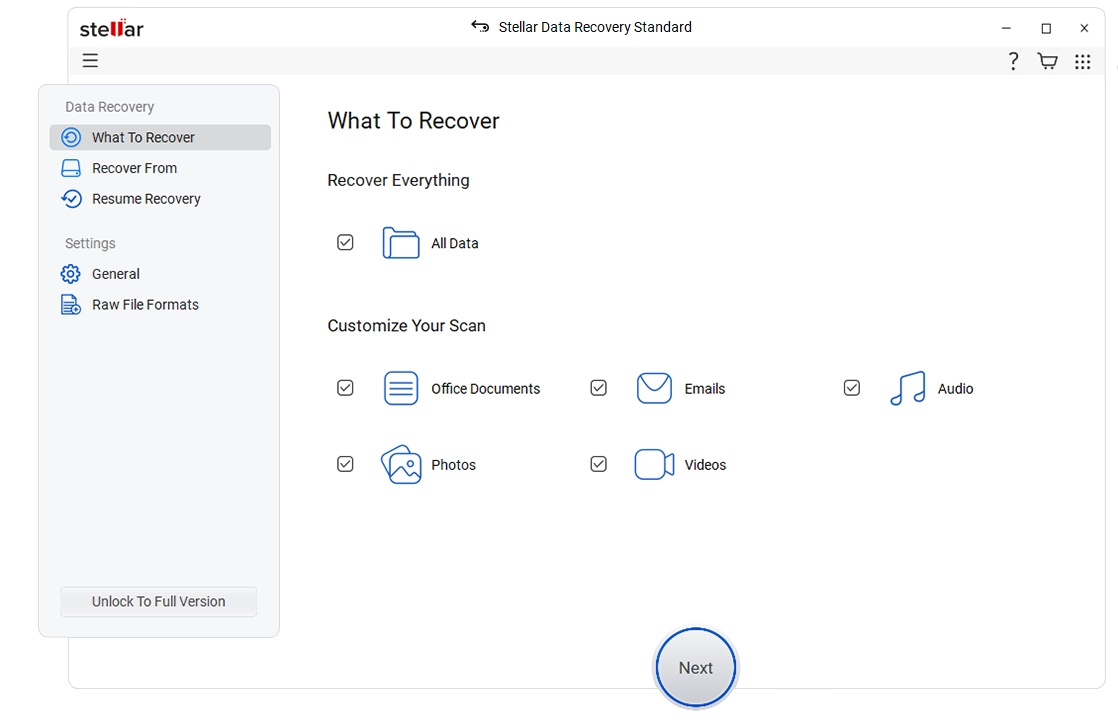 Stellar Data Recovery Software