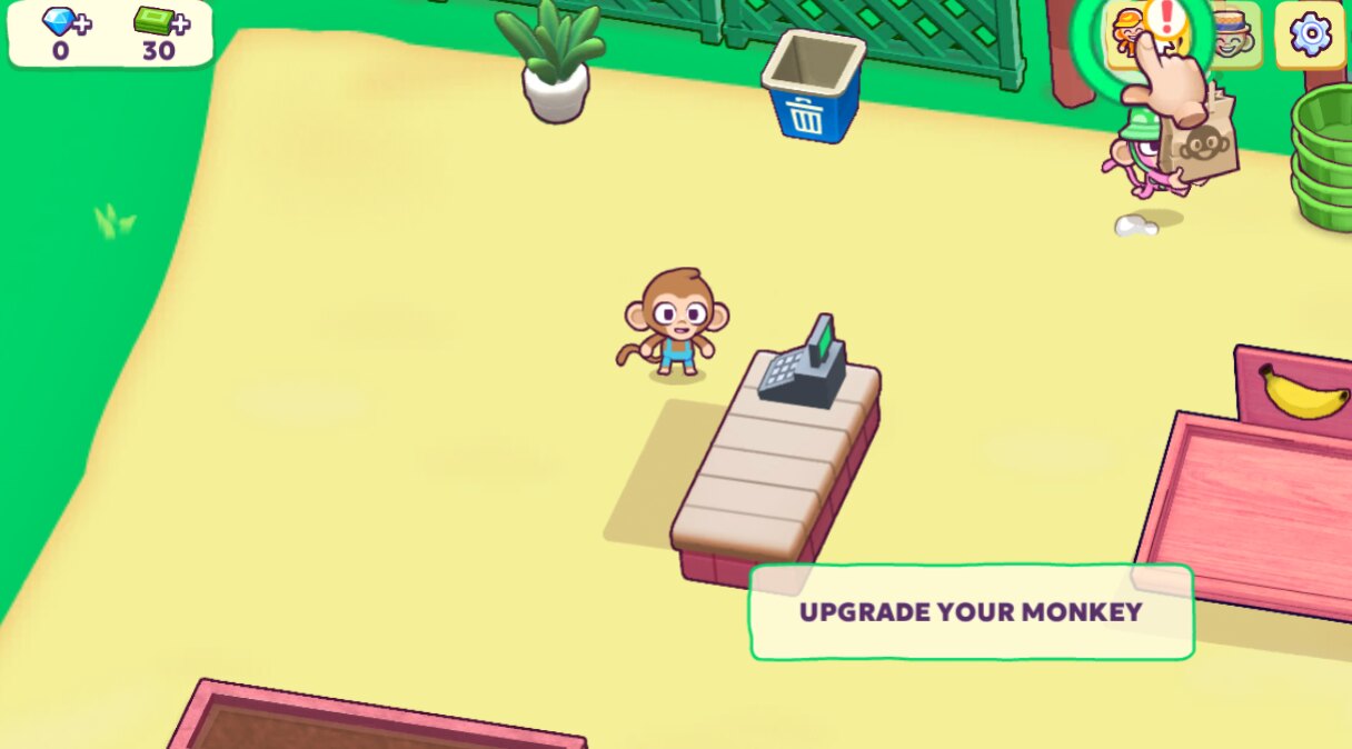 Monkey Mart In-Game