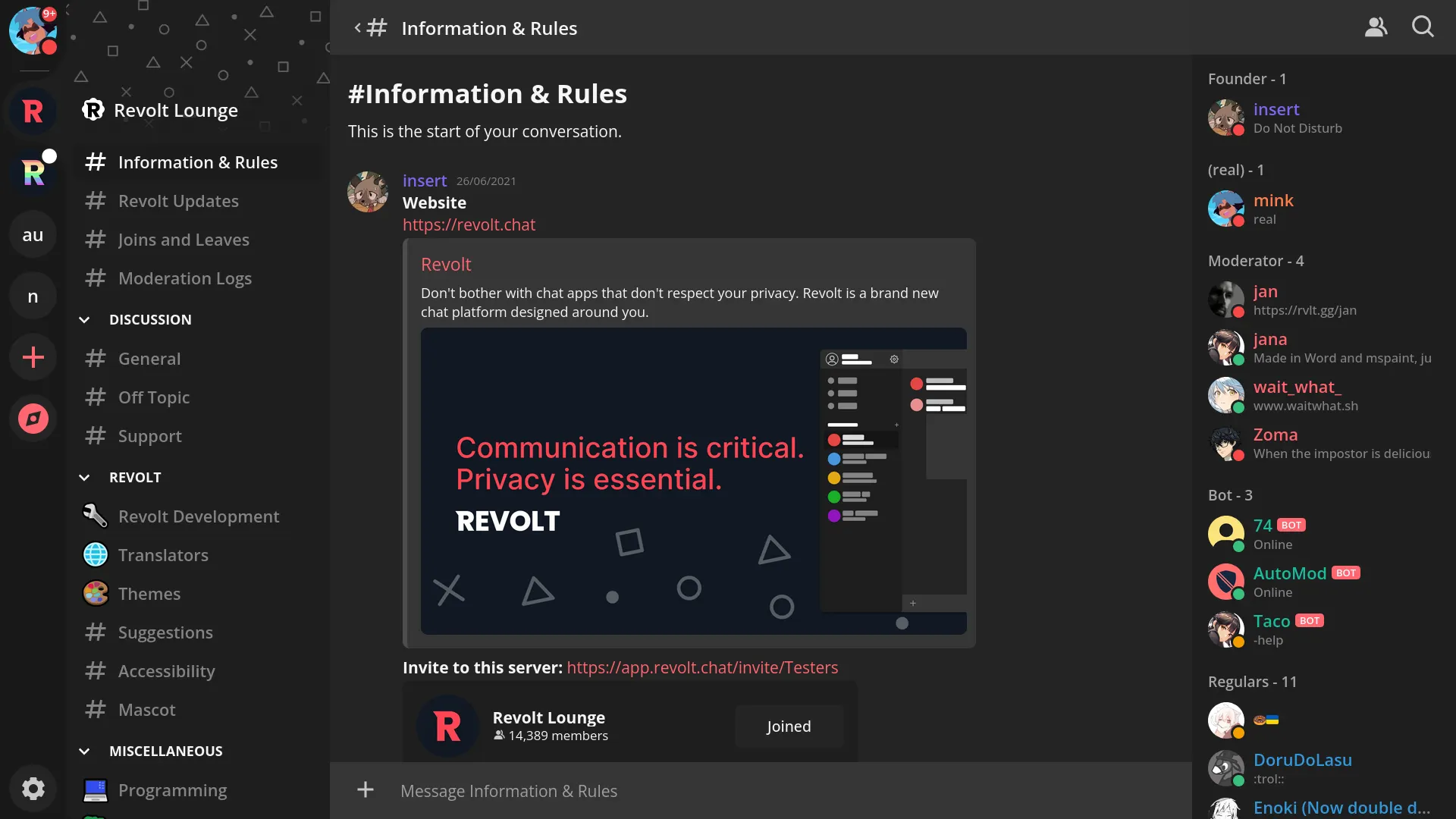 Revolt