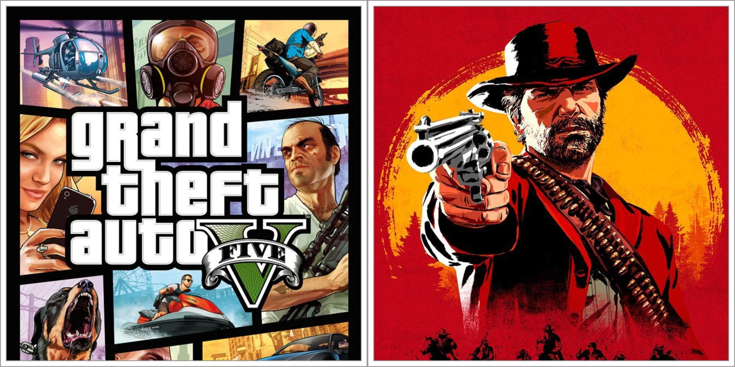 GTA 5 and Red Dead 2